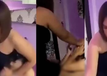 Angry wife storms br0thel to strip and beat call girl she caught with husband (Video)
