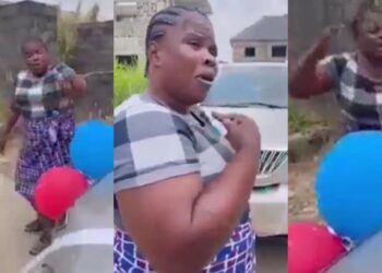 Viral video: Mother rejects car gift from undergraduate son, accuses him of ‘yahoo yahoo’ (Watch)