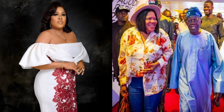 Toyin Abraham reacts
