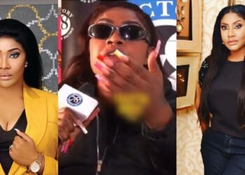“Stop lying that acting gave you money to buy a house” – Actress, Angela Okorie tackles junior colleagues (Video)