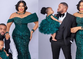 Actor, Williams Uchemba finally unveils daughter’s face in beautiful family photos as she turns one