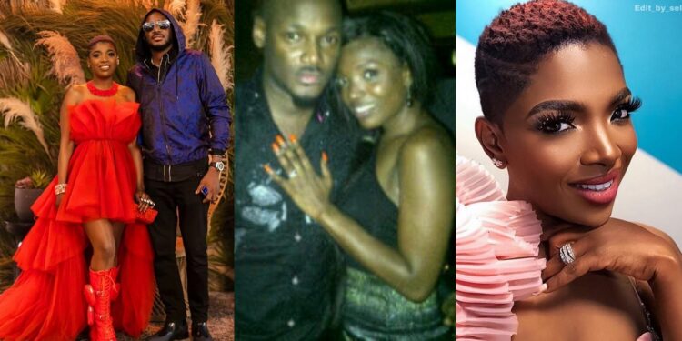 Annie Idibia celebrates