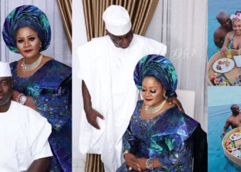 “It was supposed to be our 20th wedding anniversary” – Kazim Adeoti’s first wife, Funsho says in touching post, reveals they’re still legally married (Video)