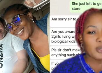 “See wetin bestie send to my husband” – Woman leaks messages her female best friend sent to her oyinbo husband