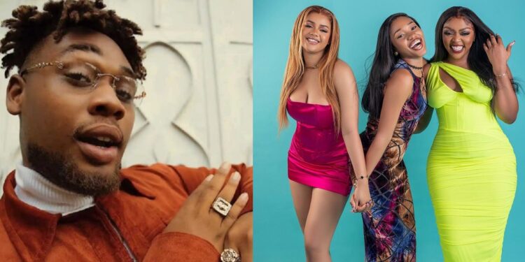 “Who is sharing podcast mics to Dimwits?” – Singer, BNXN lampoons the ladies of new podcast, Rants, Bants, Confessions