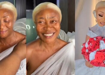 bride's shocking transformation