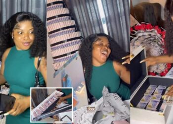 Nigerian lady receives