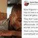 “Nigerian men are clueless on how to love women” – Twitter user