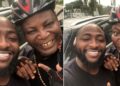 Charlyboy excited after meeting singer Davido (photos)