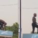 Excitement as Portable hosts a show at petrol station in Oyo(Video)