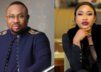 “You and your siblings are m…” – Olakunle Churchill claps back at ex-wife, Tonto Dikeh’s fan who trolled him 