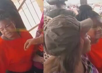 Woman cries profusely after mistakenly voting for APC (Video)