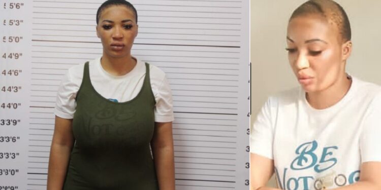 EFCC questions actress, Simisola Gold over spraying and stepping on new Naira notes