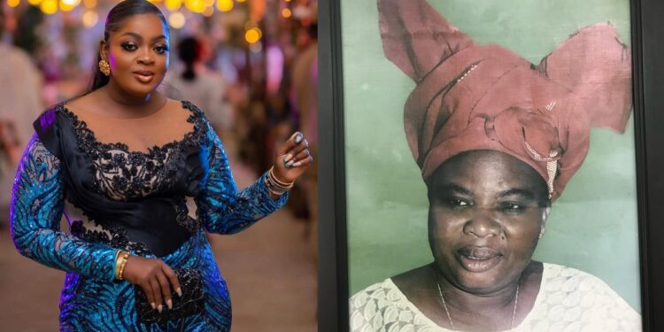 Eniola Badmus mourns on Valentine’s Day as she remembers her late Mother