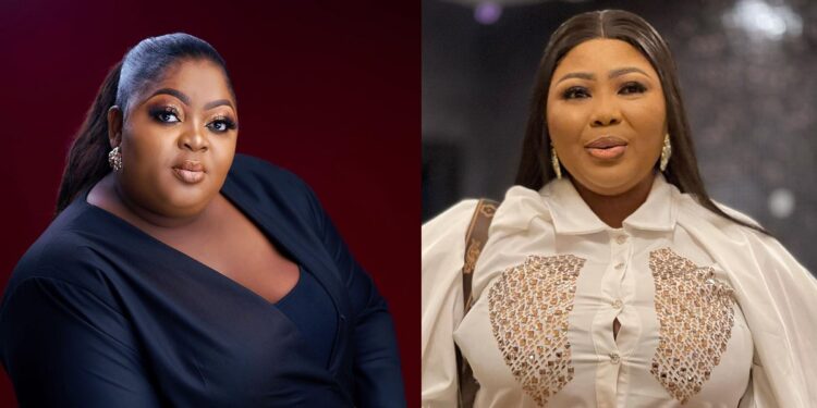 “Respect yourself!” – Actress, Eniola Badmus issues stern warning to colleague, Omowunmi Ajiboye
