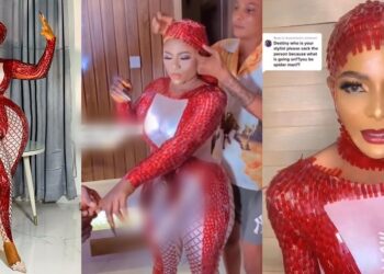 Destiny Etiko’s stylist reacts after being dragged, reveals cost of actress’ Valentine’s Day outfit (Video)