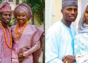 “We didn’t click at first” – Nigerian lady shares love story as she weds boyfriend of 10 years