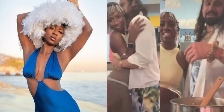 Korra Obidi flaunts new Oyibo lover