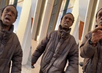 Nigerian man confronts his fellow Nigerian for not responding to his greetings in Ireland (video)