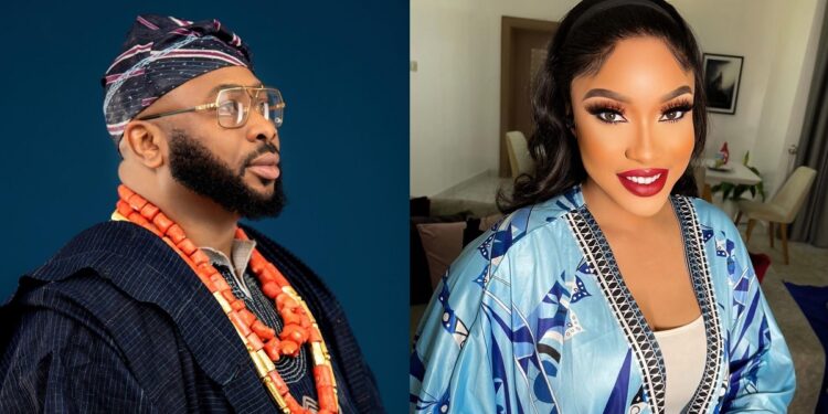 Olakunle Churchill threatens Tonto Dikeh with a lawsuit, seeks apology