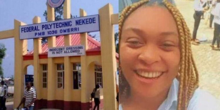 “She is not a student of our school” – Imo polytechnic SUG disowns viral lady who attributed graduation to her private part
