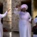Mixed reactions as actress Mama Rainbow storms Jerusalem to pray for Nigeria (Video)