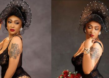 “This is wrong! You’re someone’s wife” – Netizens chides actress Rosy Meurer as she celebrates birthday with raunchy photos