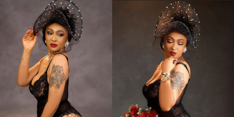 “This is wrong! You’re someone’s wife” – Netizens chides actress Rosy Meurer as she celebrates birthday with raunchy photos
