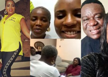 “Jasmine is my daughter” – Actor, Mr Ibu’s wife makes U-turn after reconciling with husband (Video)