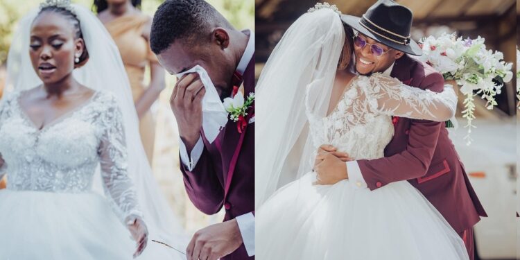 “There’s nothing embarrassing about a man crying, you are the one with the problem” – Solomon Buchi slams trolls that were disappointed he cried on his wedding day