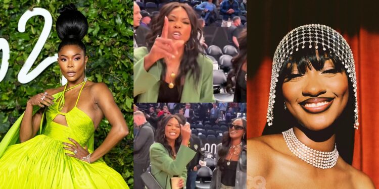Gabrielle Union showers
