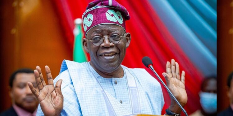 Lady hails Tinubu as a GOAT after receiving branded bags of rice