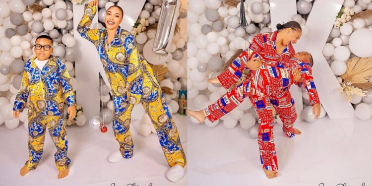 “Thank you for making fatherhood / motherhood an easy ride” – Tonto Dikeh celebrates son, King Andre, as he turns 7