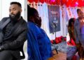 VJ Adams sparks dating rumours with actress Bimbo Ademoye as he treats her to romantic surprise on her 32nd birthday (Video)