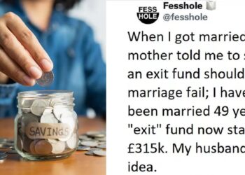 “Why I saved £315K as exit fund without my husband’s knowledge” – Woman reveals after being married for 49 years