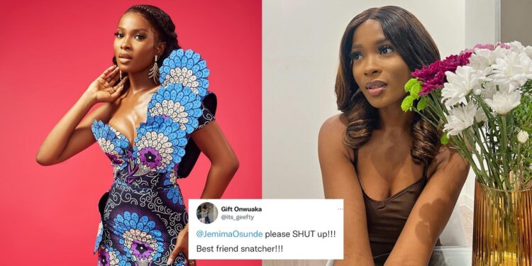 Jemima Osunde reacts