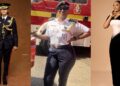 Nigerian female firefighter begs