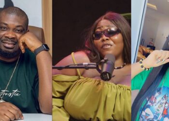 Don Jazzy, Nkechi Blessing reacts as Monalisa Stephen reveals boyfriend goes down on her when she’s on her period (Video)