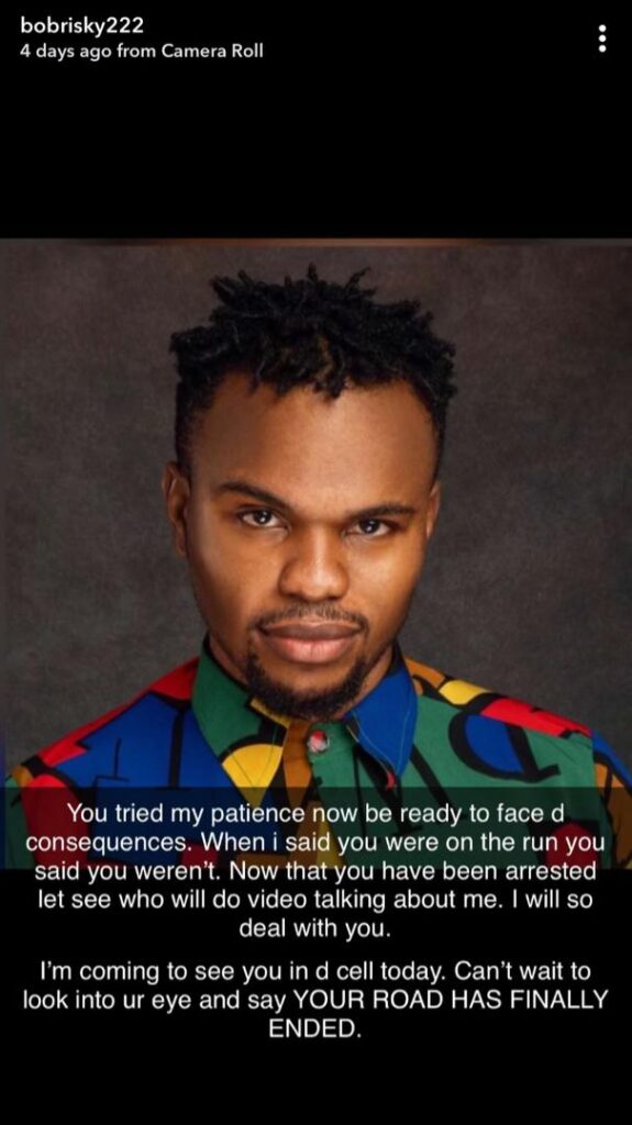 "Once I'm done with him, he will never talk about me again" – Bobrisky
