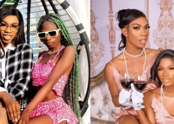 “This is sick and disturbing” – Crossdresser, James Brown and sister cause massive stir as they pose completely unclad together in new photoshoot (Photos)