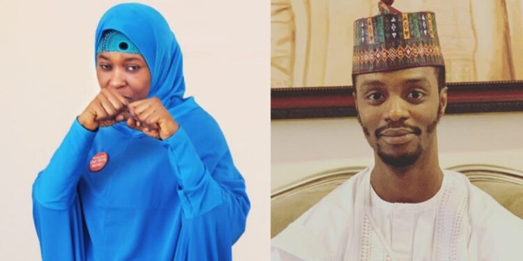 Aisha Yesufu gives