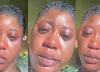 “I used all my savings to sponsor him” – Lady in tears as boyfriend dumps her after travelling abroad (Video)