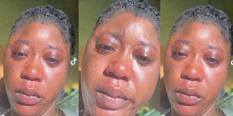 “I used all my savings to sponsor him” – Lady in tears as boyfriend dumps her after travelling abroad (Video)