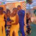 Bride walks out as lady refuses to stop whining waist on her husband at wedding (Video)
