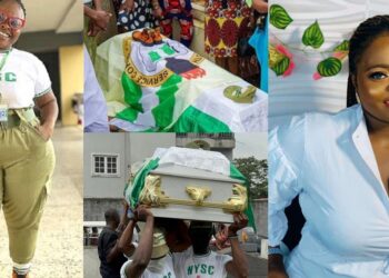 Corps member who died in Lagos train/BRT accident laid to rest (Photos)
