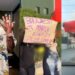 Davido’s fans storm Lagos street to protest over his prolonged absence from social media (Video)
