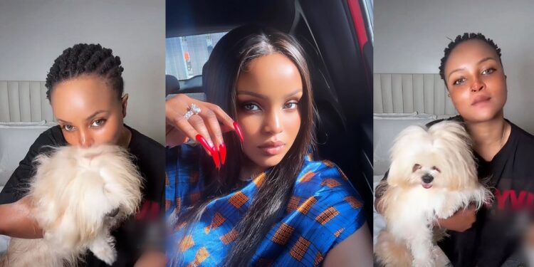 “My dog is like my first son; I’d divorce my husband if he maltreats it” – Maureen Esisi (Video)