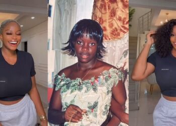 “Thank God for glow up” – BBNaija star Eriata Ese writes as she shares before and now photos
