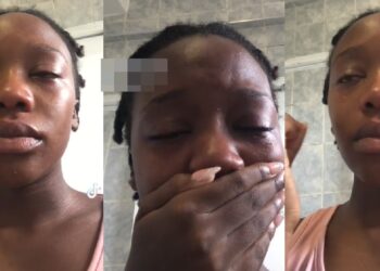“He replaced me” – Lady breaks down in tears as boyfriend dumps her unexpectedly (Video)