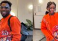“She even rocked it better” – Reactions as singer Timi Dakolo shares adorable photo of his daughter rocking his cloth